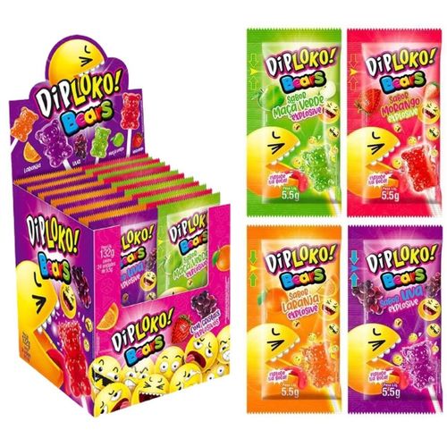 Diploko Bears Sortido 24x5,5 Gr Danilla