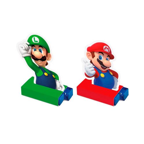 Caixa Bis Compose Super Mario 5,5x3,5x8,5 Cm C/ 8 Un Cromus