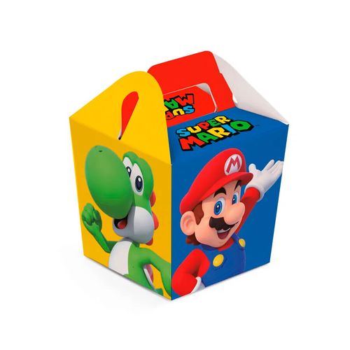 Caixa Sushi Super Mario 6,5x6,5x7,5 Cm C/ 8 Un Cromus