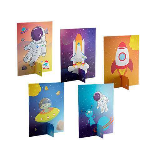 Enfeite De Mesa Astronauta C/ 5 Un Junco