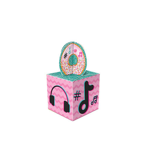 Caixa Lembrancinha Music Move Menina C/ 8 Un Junco