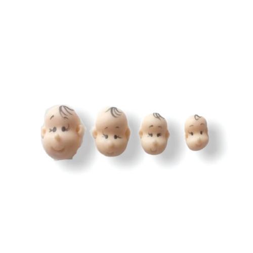 Molde Silicone Cabeças (4) B5163 Vianna