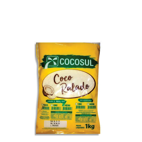 Coco Ralado Médio Umido 1 Kg Cocosul