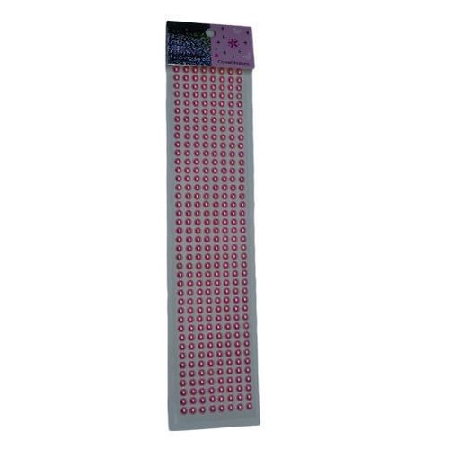 Cartela De Adesivo Meia Perola 6 Mm Cor 95 Rosa Claro (91236) Nybc