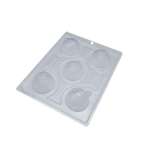 Forma Silicone Bolinha De Natal Riscado (*10051) Bwb