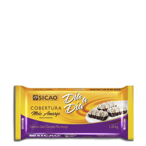 Cobertura Facil Meio Amargo 1,01 Kg Sicao