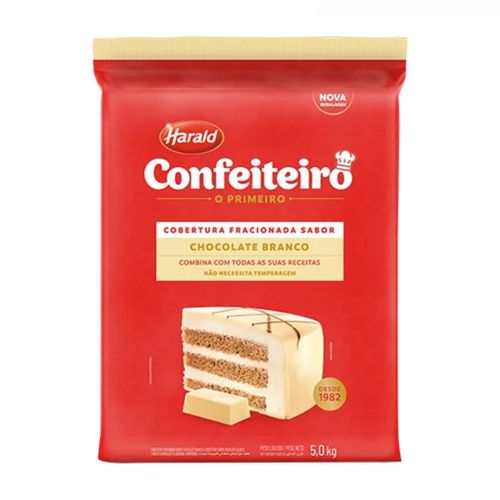 Chocolate Confeiteiro Branco 5 Kg Harald