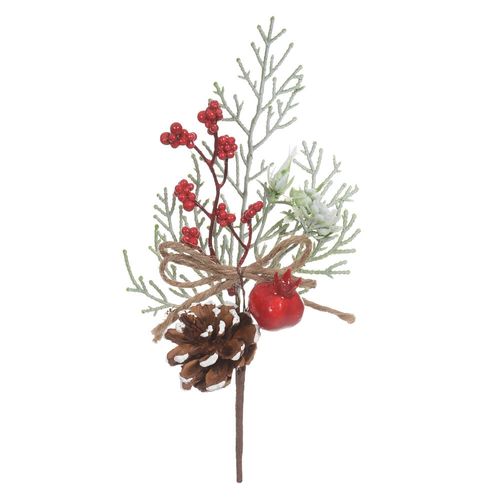 Haste Natal Pick Vermelho 26 Cm (48152001) Florearte