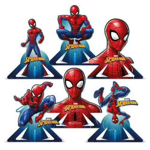 Picks Spiderman Animação C/ 8 Un Regina