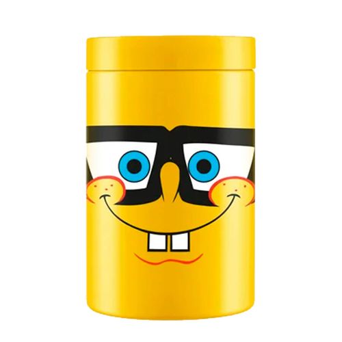 Pote Pet 1500 Ml Amarelo Bob Esponja Face Bandeirante