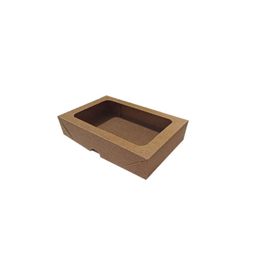 Caixa Retangular 11,5x17x3,5 Kraft Visor Pct C/ 10 Un Crystal For