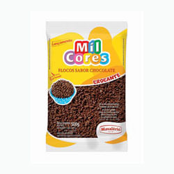 Escamas Crocante Sabor Chocolate 500 Gr Mavalério
