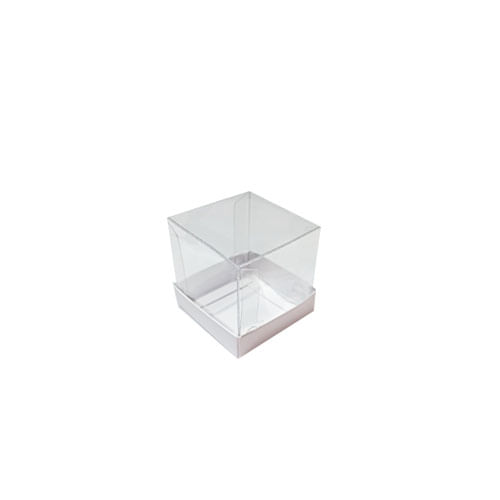 Caixa Mini Bolo 5x5 Branco C/ 10 Un Crystal For