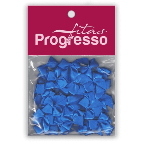 Laço Borboleta 10mm L009-010 Azul Royal Cor 214 C/ 50 Un Progresso
