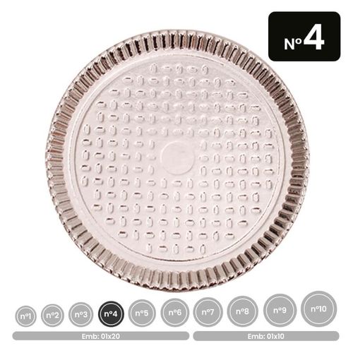 Prato Laminado N 04 25,5 Cm Un Festcolor