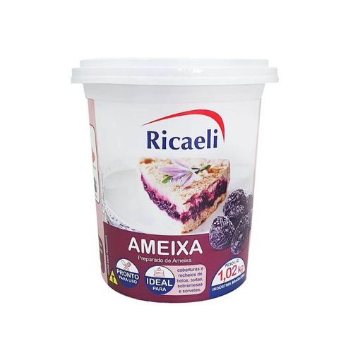 Preparado De Ameixa Em Pedaços 1,02 Kg Ricaeli