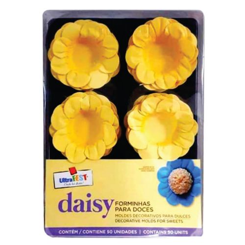 Forma P/ Doce Daisy C/ 50un Ultrafest