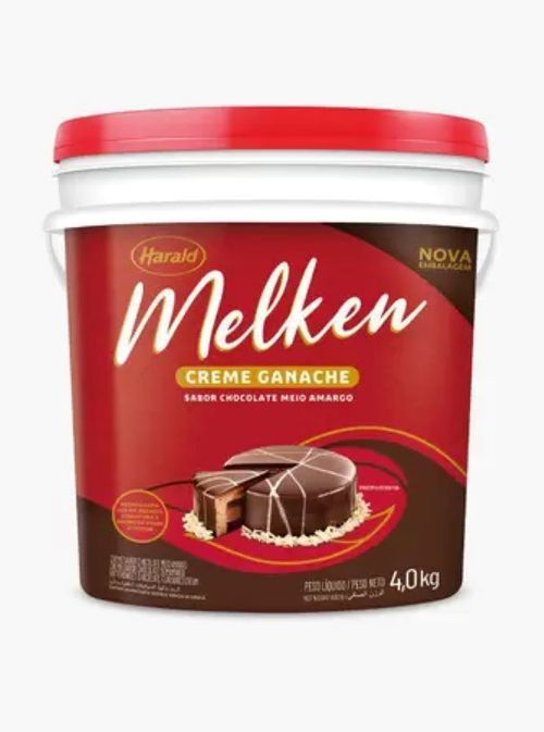 Ganache Meio Amargo 4 Kg Harald