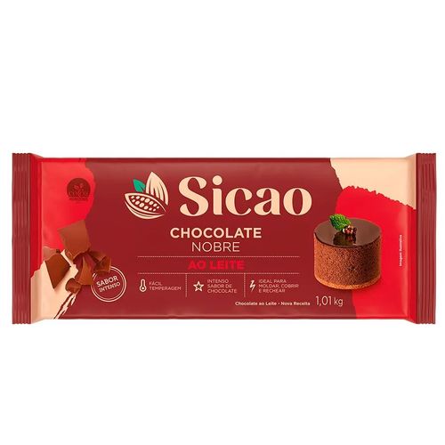 Chocolate Nobre Ao Leite 1,01 Kg Sicao