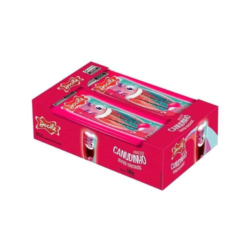 Bala Canudinho Frutas Vermelhas 12x15 Gr Docile