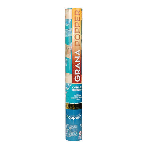 Lança Confete 40 Cm Dinheiro Real Popper