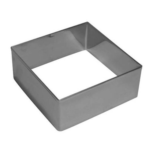 Aro Cortador Quadrado 8x8x4 Cm Rr Cortadores