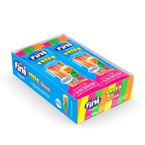 Bala Tubes Twister Citrico 12x15gr Fini