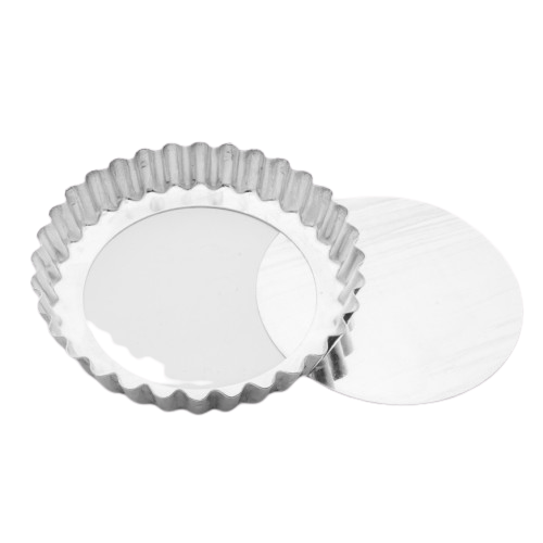 Forma Torta Crespa Fundo Falso 13 Cm Inox (0275) Caparroz