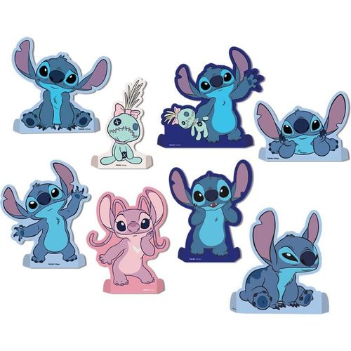 Decoração De Mesa Stitch C/ 8 Un Festcolor