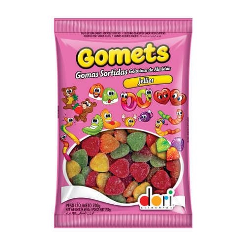 Gomets Coração Frutas 700 Gr Dori