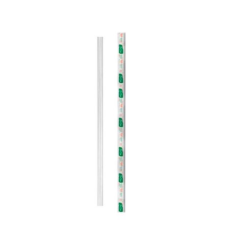 Canudo Biodegradavel Shake Sache C/ 100 Un 8 Mm Strawplast