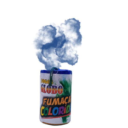 Fumaça Lata Pequena Azul