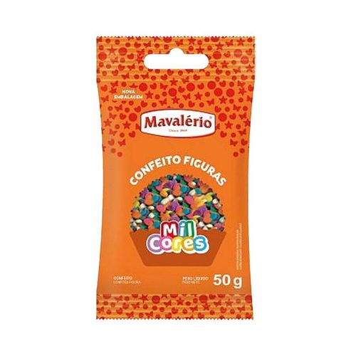 Confeito Figura Confete 50 Gr Mavalerio