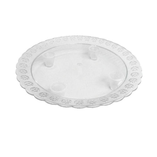 Tabuleiro Cristal Redondo C/ Pé N 32 (3t00330) Mikap