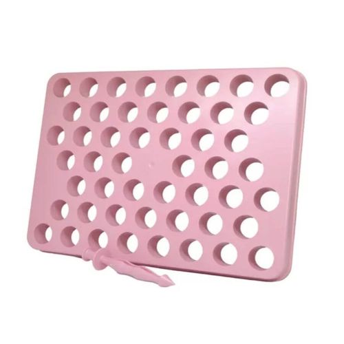 Placa Porcionadora 50 Furos 15 Gr Rosa Bebe Bluestar