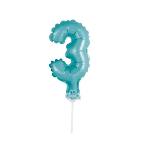 Balao Topper Bolo N° 3