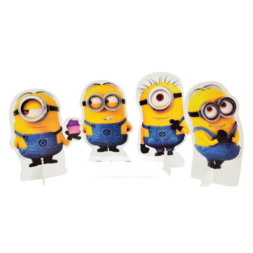 Decoração De Mesa Minions Festcolor