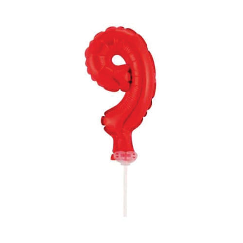 Balao Topper Bolo N° 9