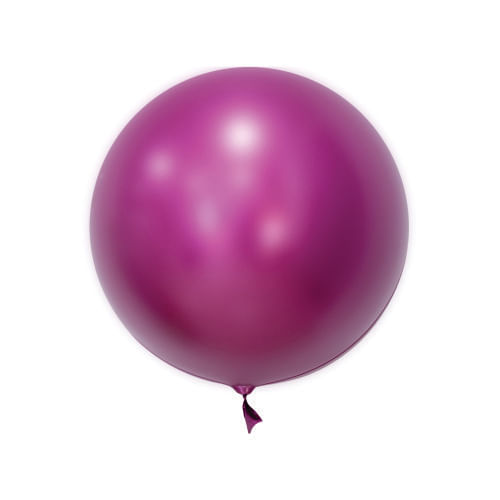 Balão Bubble Cromado Pink 24 60 Cm Mundo Bizarro