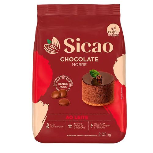 Chocolate Nobre Ao Leite Gotas 2,05 Kg Sicao