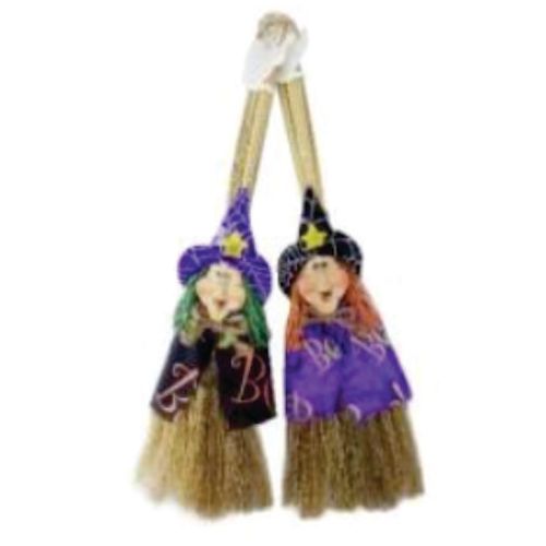 Vassoura Decorativa Bruxinha 35 Cm Bazar Import