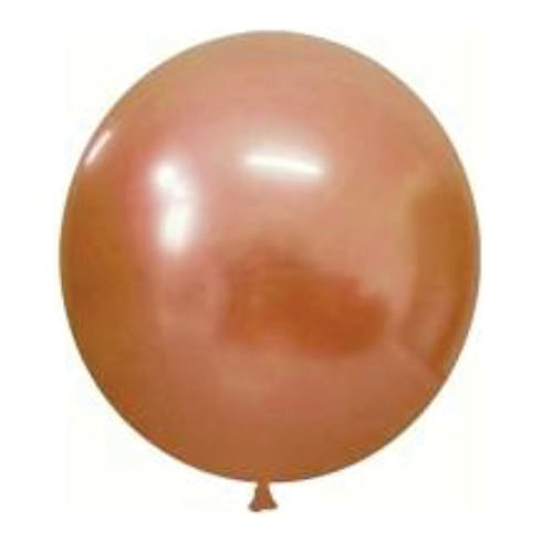 Balão 16 Cromado Bronze C/ 10 Un Happyday