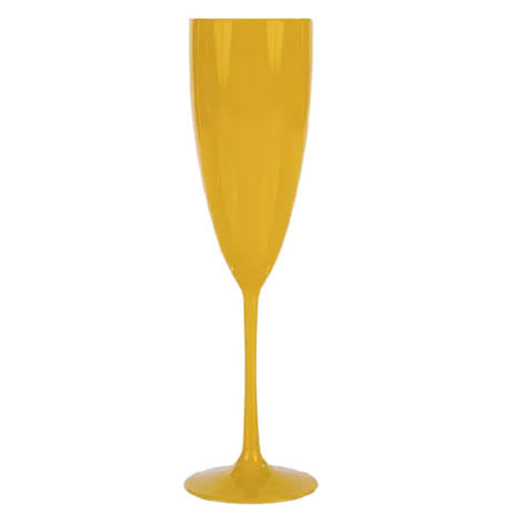 Taça Champanhe 170 Ml Sólido Amarelo Amalu