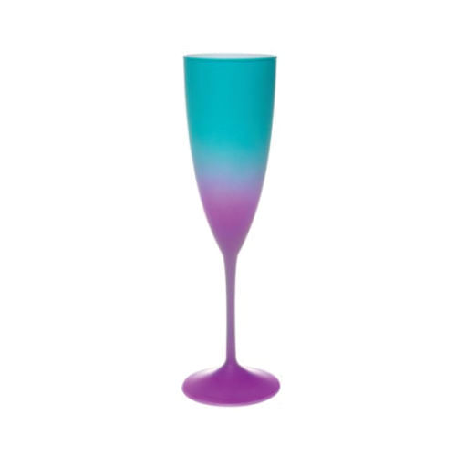 Taça Champanhe 170 Ml Degrade Tiffany E Roxo Neoplas