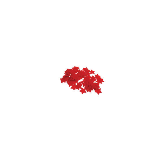 Confetes P/ Balões Estrela Holografico Vermelho Neotrentina