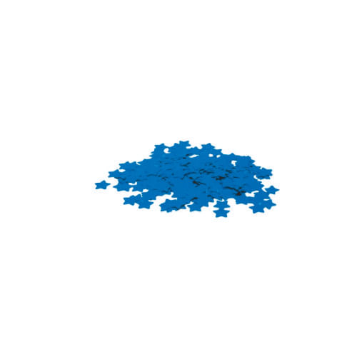 Confetes P/ Balões Estrela Holografico Azul Neotrentina