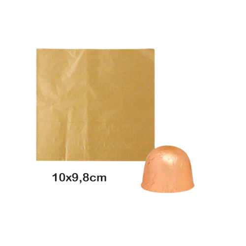Papel Chumbo 10x9,8 Cm Champagne C/ 300 Un Cromus