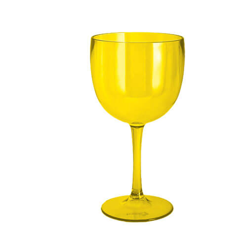 Taça Gin Amarelo Translucido Assisplast