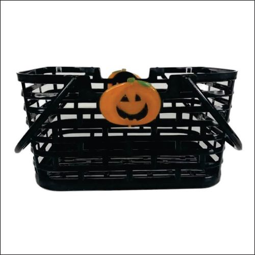 Cesta Guloseima Halloween Preto 13x15,5cm (49991001) Flor Arte