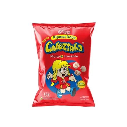 Pipoca Doce 15 Gr C/ 30 Un Gulozinha